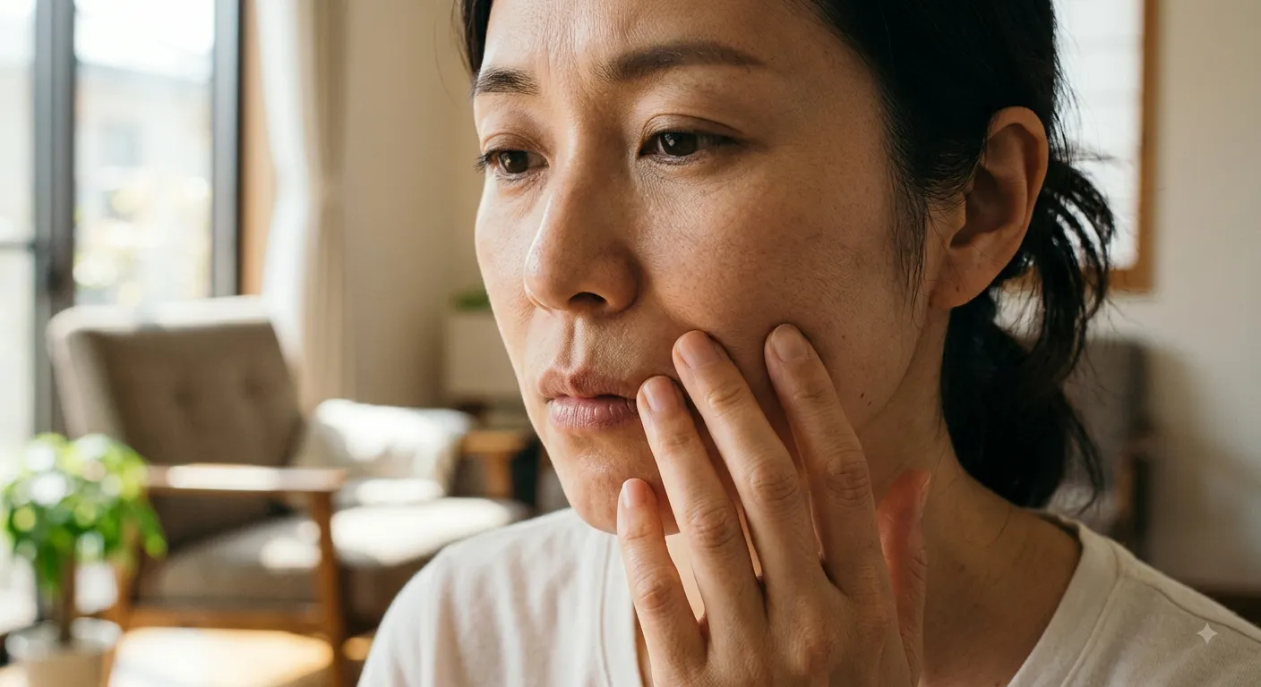 【新宿・代々木】口元・ほうれい線が気になる方へ。実は「表情筋のこわばり」が原因かも